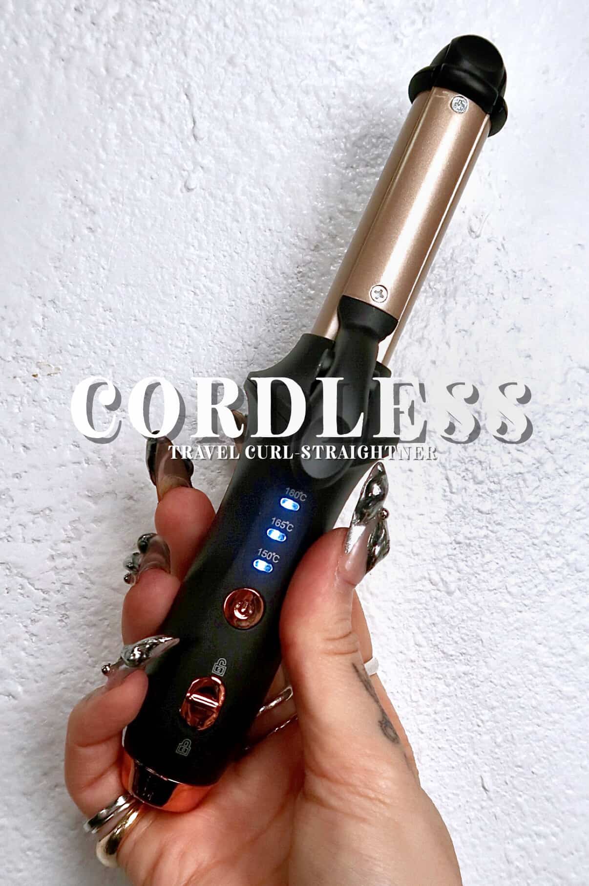 Unplugged: Cordless Travel Curl & Straightener Iron