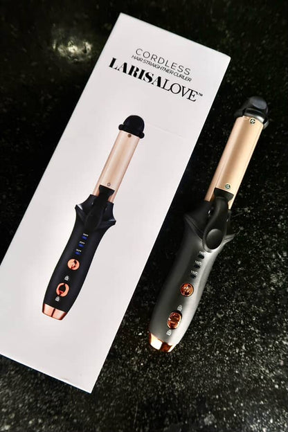 Unplugged: Cordless Travel Curl & Straightener Iron