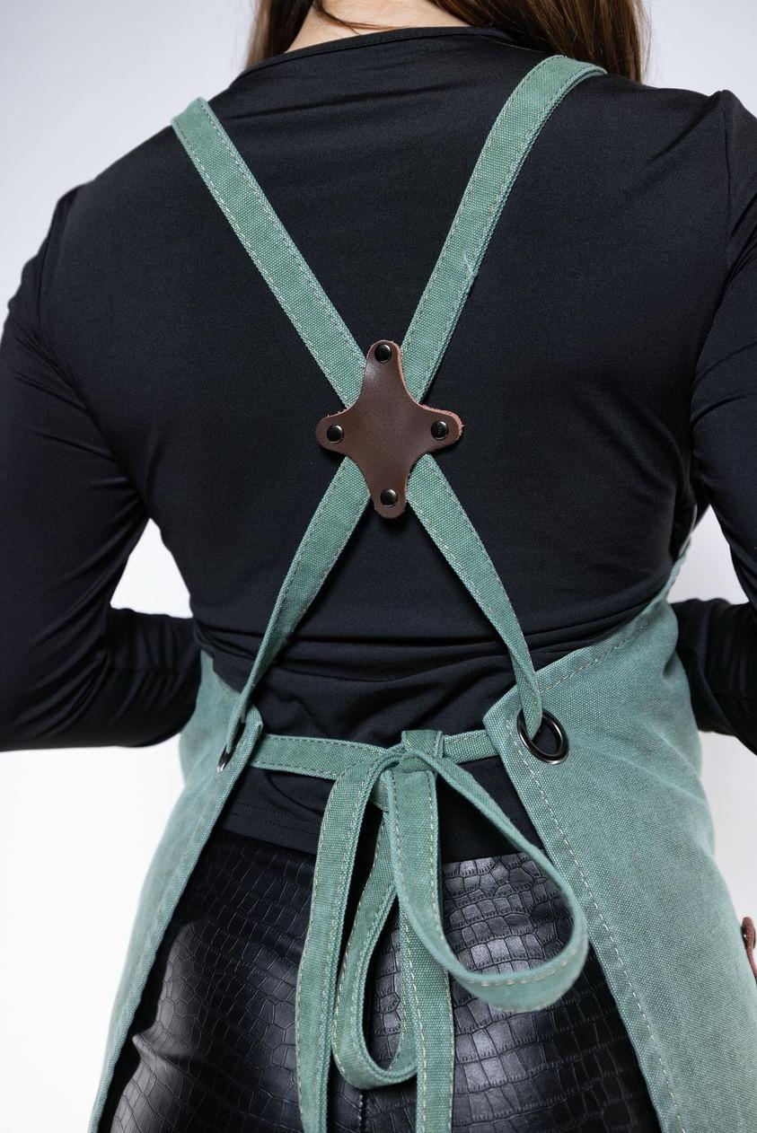 The Sage Canvas Collection Apron
